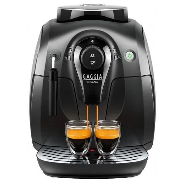 gaggia ri8180-01 besana macchina da caffe' espresso con macinacaffe' ed erogatore di vapore nero