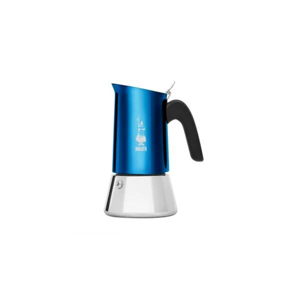 cafettiera italiana bialetti new venus 6 tazze azzurro acciaio inossidabile 300 ml