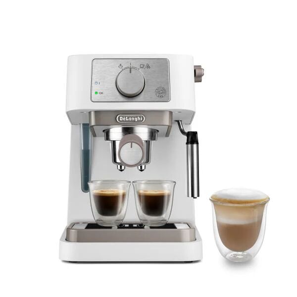 caffettiera express delonghi argento