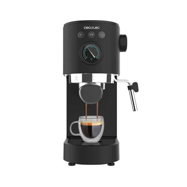 cecotec macchina da caffè espresso cafelizzia fast pro. 1350 w, thermoblock, forcearoma da 20 bar, vaporizzatore orientabile, braccio doppio, piastra riscaldatrice per tazze, serbatoio d'acqua