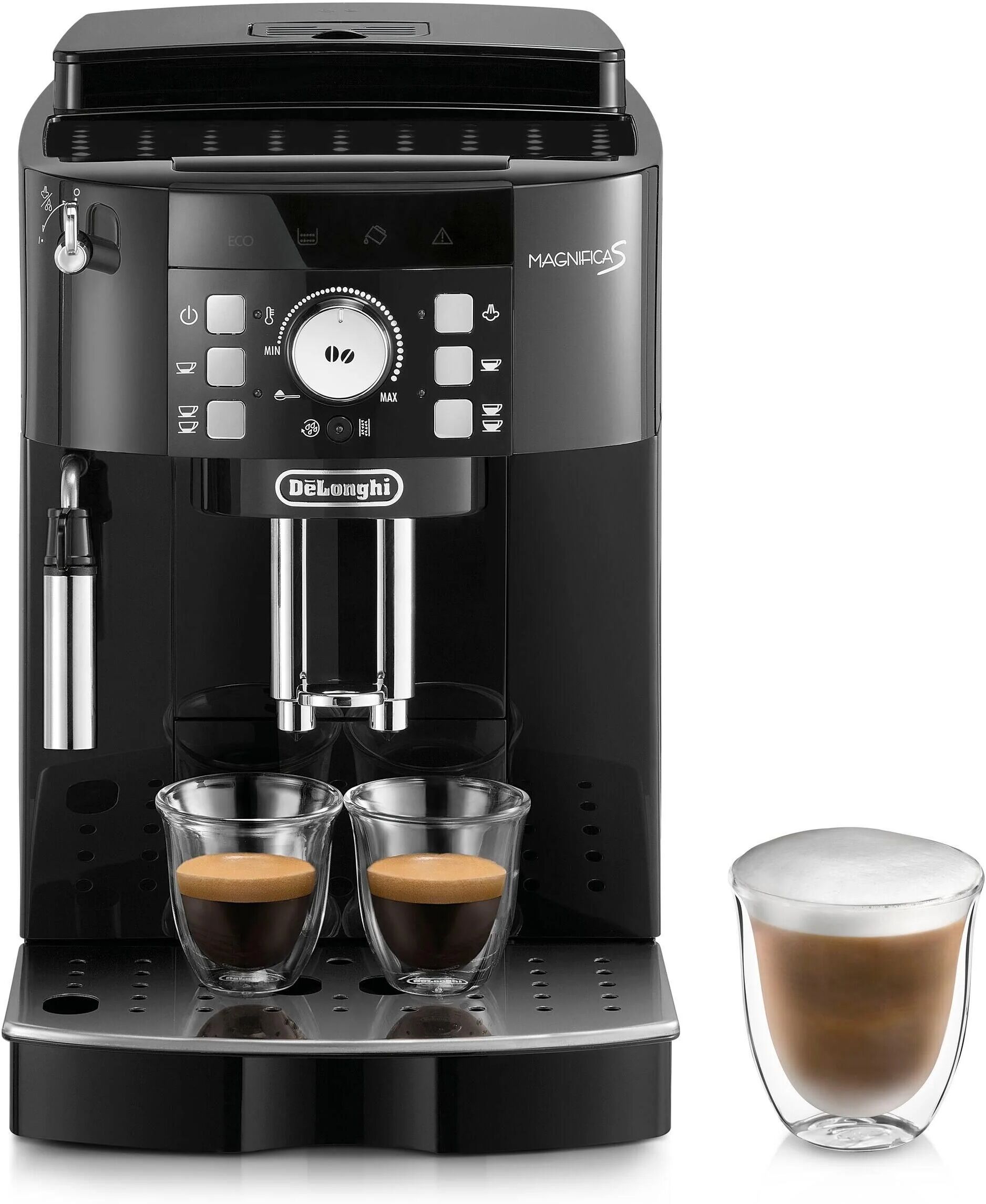 delonghi perfetto magnifica s ecam21.110.b macchina da caffe' automatica per espresso e cappuccino caffe' in grani o in polvere 1450 w 1,8 lt nero