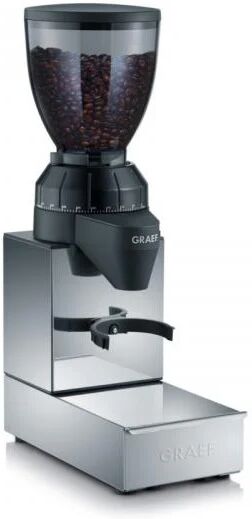 graef cm 850 macinacaffè elettrico 128w nero, acciaio inossidabile macina caffé