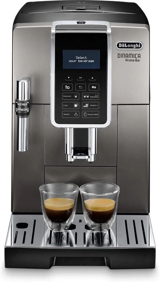 delonghi ecam359.37.tb dinamica aroma bar macchina da caffe' superautomatica con cappuccinatore potenza 1450 w capacita' 1,8 litri display lcd nero-s