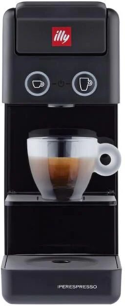 illy y3.3 eandc 60476 macchina da caffe' a capsule illy nera + 14 capsule omaggio