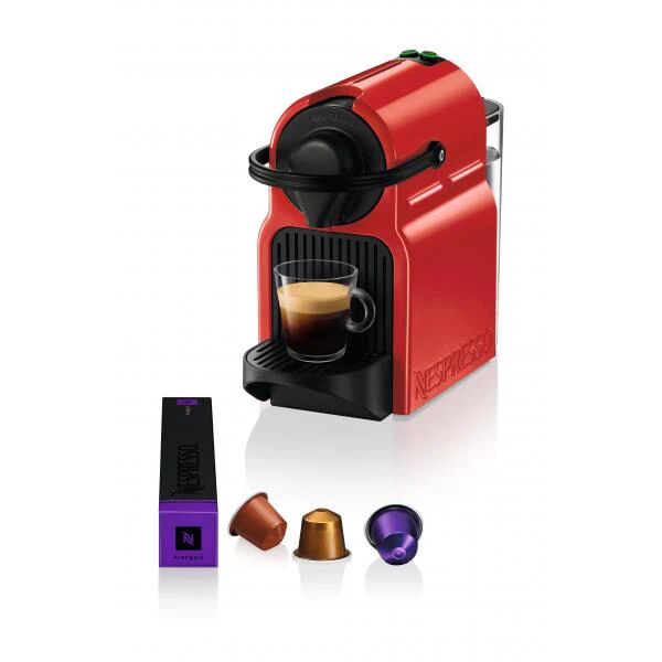 Caffettiera con Capsule Krups Nespresso Inissia XN100510 0,7 L 19 bar 1270W Plastica Rosso 700 ml 800 ml 1 L (Caffettiera con Ca