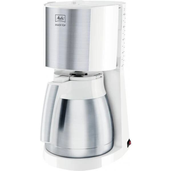 Caffettiera MELITTA Goditi Top Therm Bianco / Acciaio spazzolato 1017-07