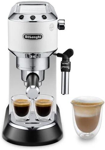 Caffettiera Express a Leva DeLonghi EC 685.W 15 bar Bianco Nero Argentato 1300 W 1350 W 1 L 1,1 L