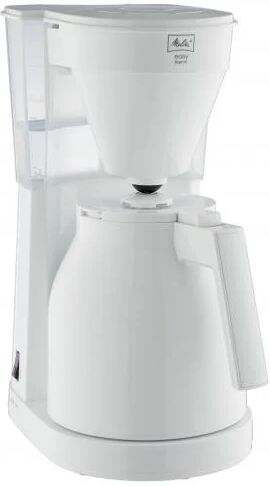 Melitta ABSAAR 1023-05 - Caffettiera - Thermo-pot con comando a una mano, serbatoio dell'acqua trasparente -Bianco