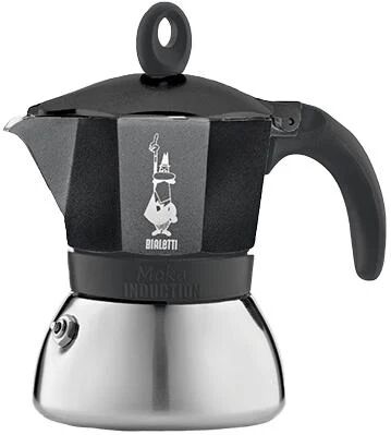 Cafettiera Italiana Bialetti Moka Acciaio inossidabile Alluminio 200 ml 4 Tazze