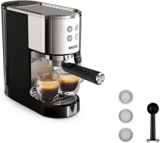 Caffettiera Express a Leva Krups XP440C 1350 W Acciaio