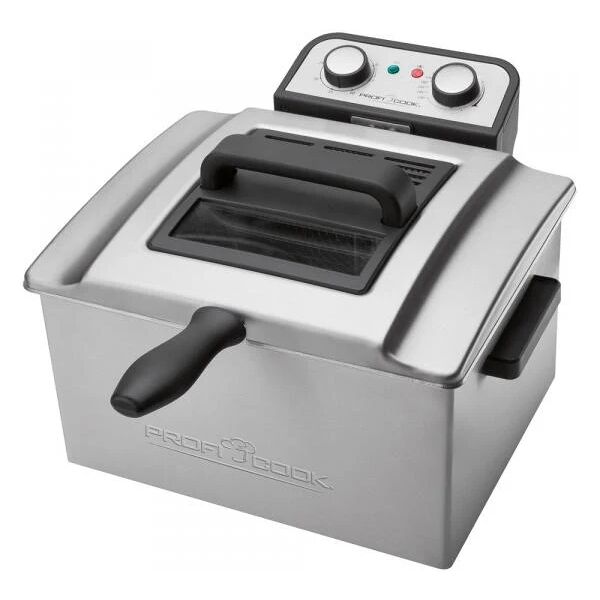 profi cook proficook pc-fr 1038 doppia argento indipendente 3000 w