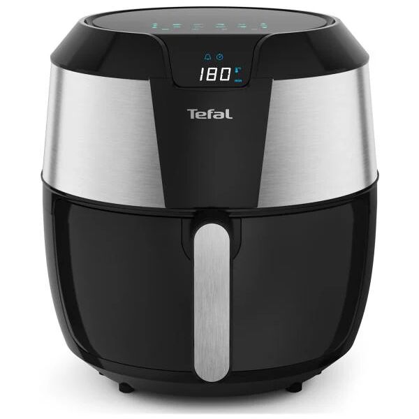 tefal easy fry ey701 singolo 5,6 l indipendente 1700 w friggitrice ad aria calda nero, acciaio inossidabile