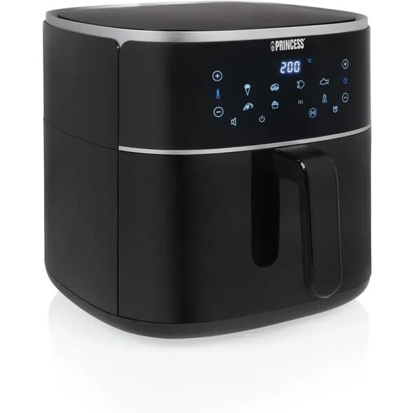 princess 182254 friggitrice ad aria senza olio capacita' 8 litri potenza 1800 watt schermo touch 6 programmi preimpostati