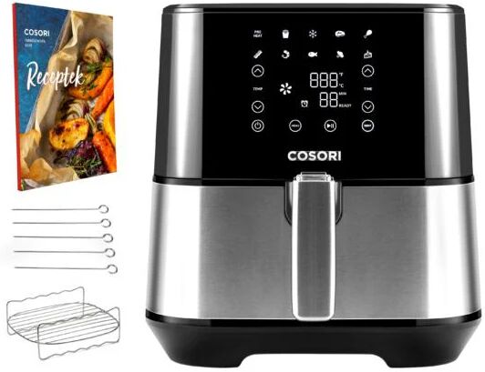 friggitrice ad aria cosori cp258-af-deu acciaio 1700 w 5,5 l