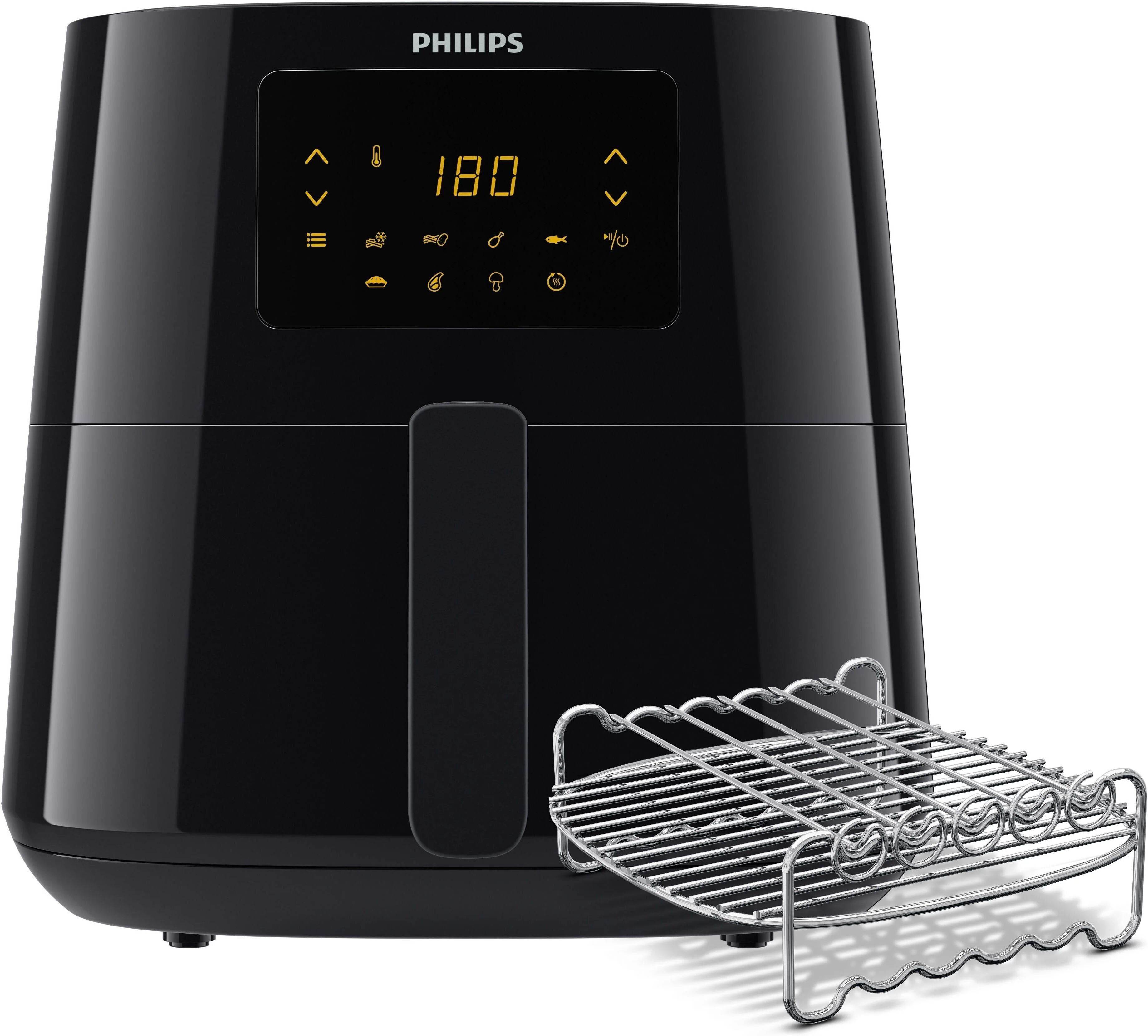 philips essential hd9270-96 friggitrice ad aria 6.2 litri 2000w nero