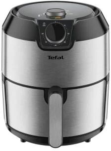 Tefal Easy Fry Ey201d Friggitrice Friggitrice Ad Aria Calda 4,2 L Singolo Nero, Acciaio Inossidabile StanD-Alone (placement) 1500 W