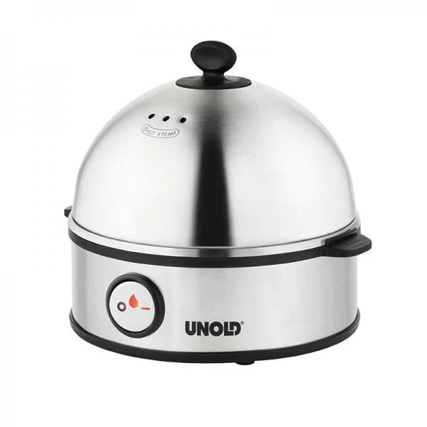 Esge Unold 38626 Pentolino per uova 7 uovo/uova 360 W Nero, Acciaio inossidabile