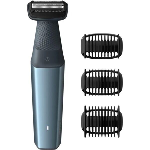 philips bg3015-15 bodygroom series 3000 rasoio corpo wet and dry autonomia 50 min nero-blu