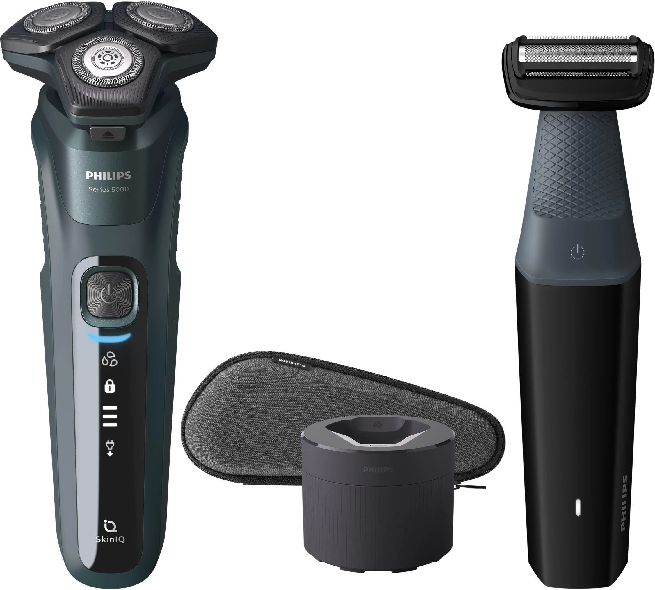 philips shaver series 5000 rasoio elettrico wet and dry con lame steelprecision