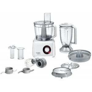 bosch multitalent 8 robot da cucina 3,9 l traslucido, bianco bilance incorporate 1100 w