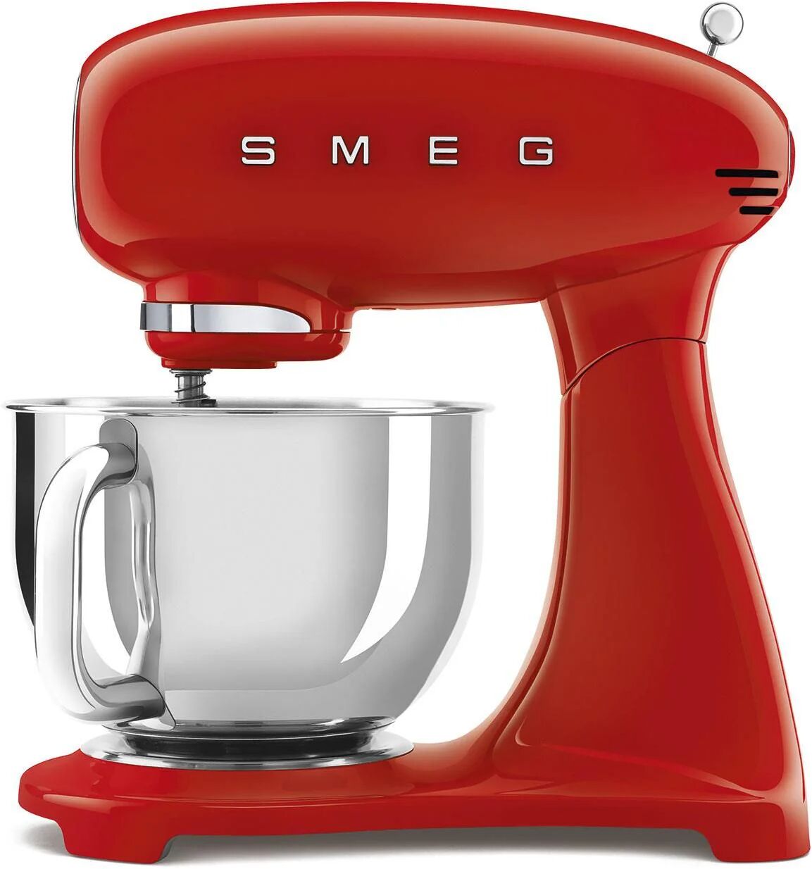 SMEG Smf03rdeu Estetica 50's Style Impastatrice Planetaria Robot Da Cucina Capacita' 4,8 Litri Potenza 800 W 10 Livelli Di Velocita' Rosso