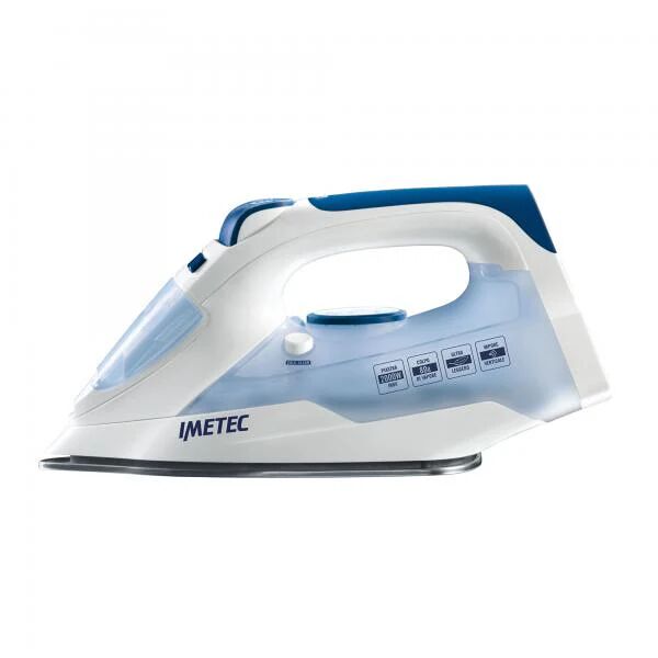 imetec ferro da stiro a vapore titanox k109 - 9293 - 2000w - vapore verticale - blu/bianco