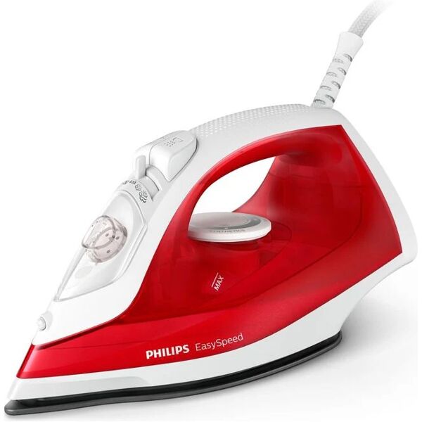 philips gc1742-40 easyspeed ferro da stiro a vapore capacita' 0,22 litri 2000 w 25 g-min rosso