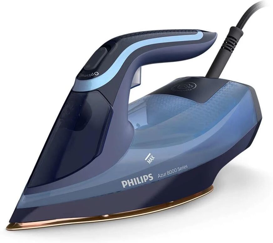 philips dst8020-20 ferro da stiro a vapore piastra soletta steamglide elite 3000w blu