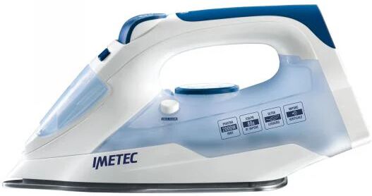 imetec ferro da stiro a vapore titanox k109 - 9293 - 2000w - vapore verticale - blu/bianco