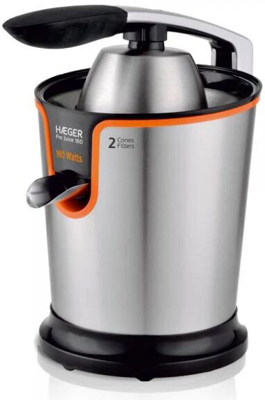 spremiagrumi elettrico haeger cj-160.005a grigio 160 w