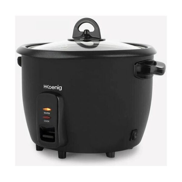 hkoenig oryza8 - cuociriso 1,8l - 700w - rivestimento antiaderente - spegnimento automatico - piedini antiscivolo - tenere al caldo