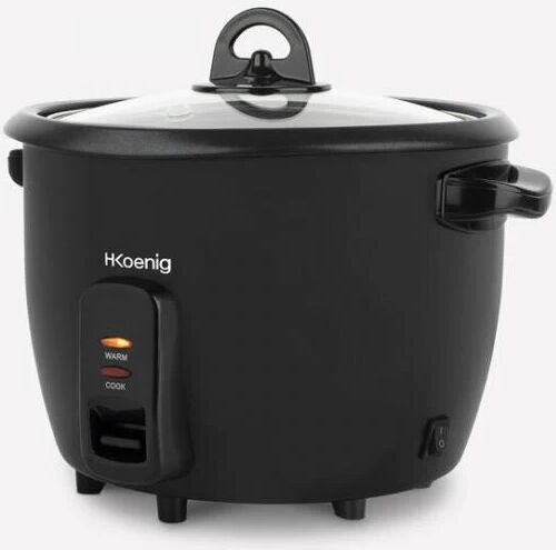 hkoenig oryza8 - cuociriso 1,8l - 700w - rivestimento antiaderente - spegnimento automatico - piedini antiscivolo - tenere al caldo