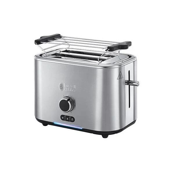 russell hobbs velocity tostapane 2 fetta/e nero, acciaio inossidabile 2400 w