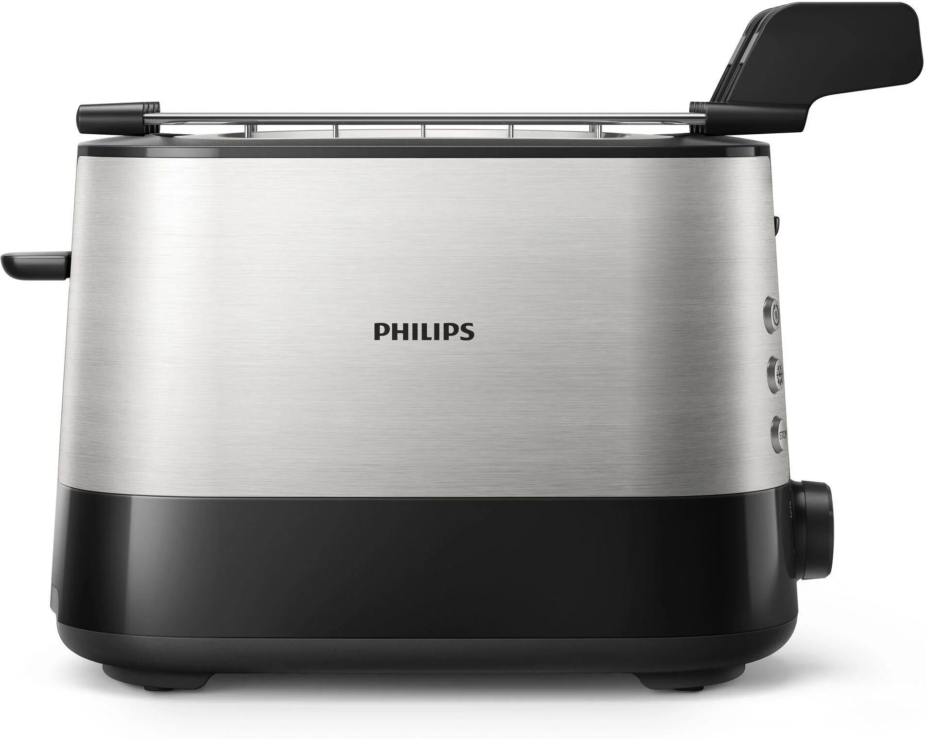 philips hd2639 viva collection tostapane con lati in metallo e pinza per sandwich 730w