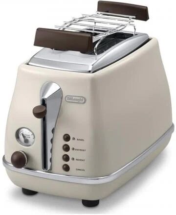 delonghi de’longhi 2103.bg 2 fetta/e 900 w beige