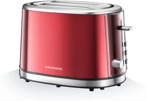 Grundig TA 6330 tostapane 2 fetta/e Rosso 850 W