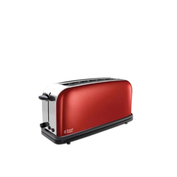 Russell Hobbs Flame Red 2 fetta/e Rosso, Acciaio inossidabile