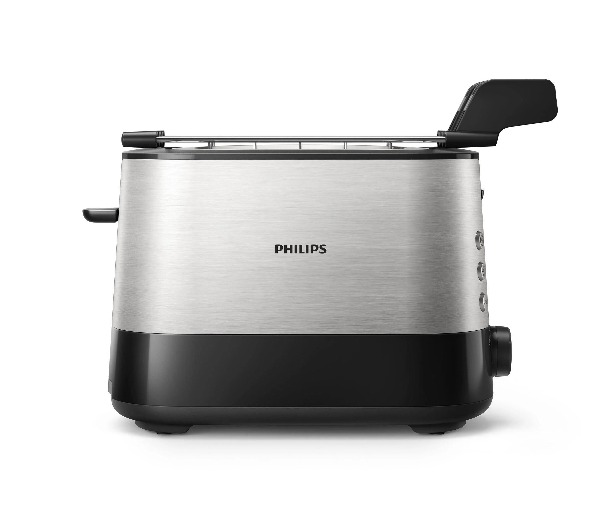 Philips Hd2639 Viva Collection Tostapane Con Lati In Metallo E Pinza Per Sandwich 730w