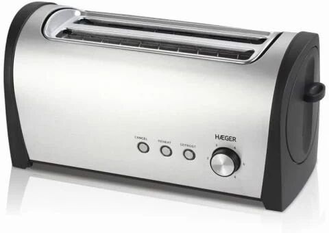 Tostapane Haeger TO-14D.010A 1400 W Grigio