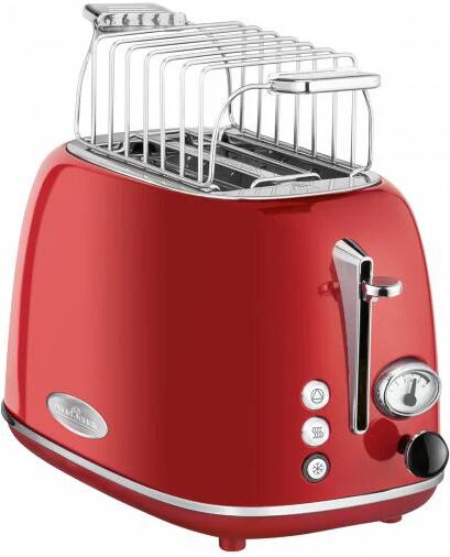 Profi Cook ProfiCook PC-TA 1193 2 fetta/e 815 W Rosso, Acciaio inossidabile