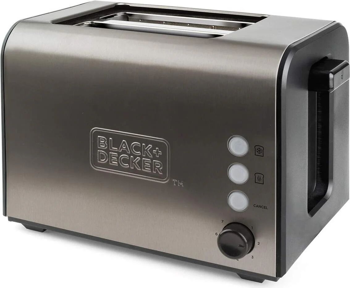 Black & Decker ES9600060B BXTO900E Toaster, 900, Edelstahl, Grau (BXTO900E)