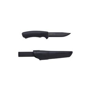 Morakniv Bushcraft. Produkttyp: Einzelbild, Messertyp: Jagdmesser, Material Messer: Karbonstahl. Gesamtlänge: 25,8 cm, Klingenlänge: 10,9 cm, Rollendicke: 3,2 mm. Ausrichtung der Ummantelung: Links & Rechts (10791)