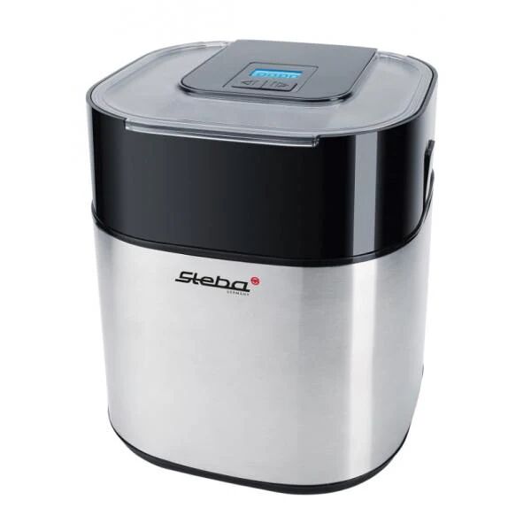 steba ic 30 gelatiera tradizionale 1,5 l 9,5 w nero, acciaio inossidabile