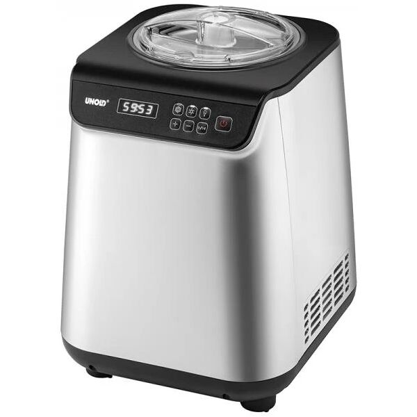 esge unold 48825 macchina per gelato gelatiera compressore 1,2 l 135 w nero, argento