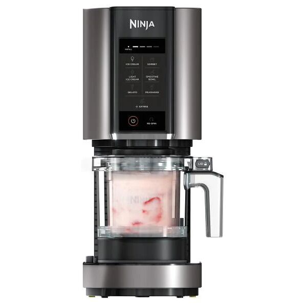 ninja nc300eu macchina per gelato gelatiera tradizionale 0,473 l 800 w nero, argento