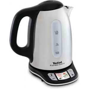 Tefal Express Control KI240D bollitore elettrico 1,7 L 2400 W Nero, Acciaio inossidabile