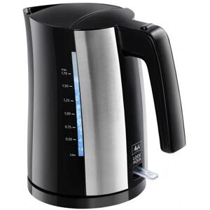 bollitore elettrico con teiera melitta look aqua ii black eu nero/argentato acciaio inossidabile 2400 w 1,7 l