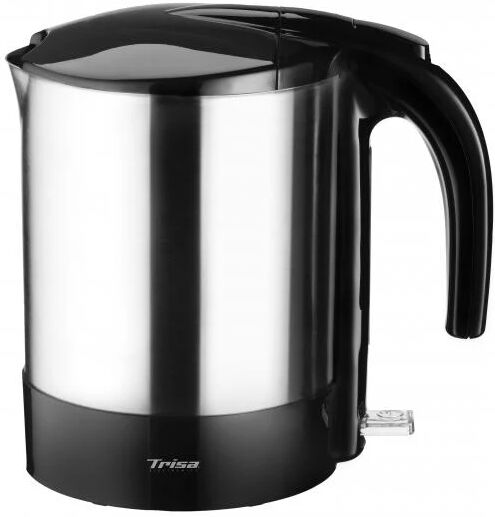 trisa comfort boil w4875 bollitore elettrico 1,7 l 2200 w nero, acciaio satinato