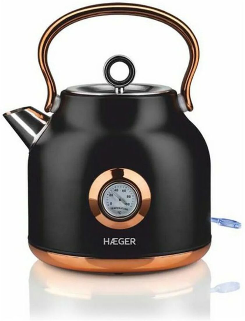 bollitore elettrico con teiera haeger ek-22b.024a 2200 w 2200 w 1,7 l (1,7 l)