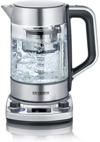 severin wk 3422 bollitore elettrico 1,7 l 3000 w acciaio inossidabile